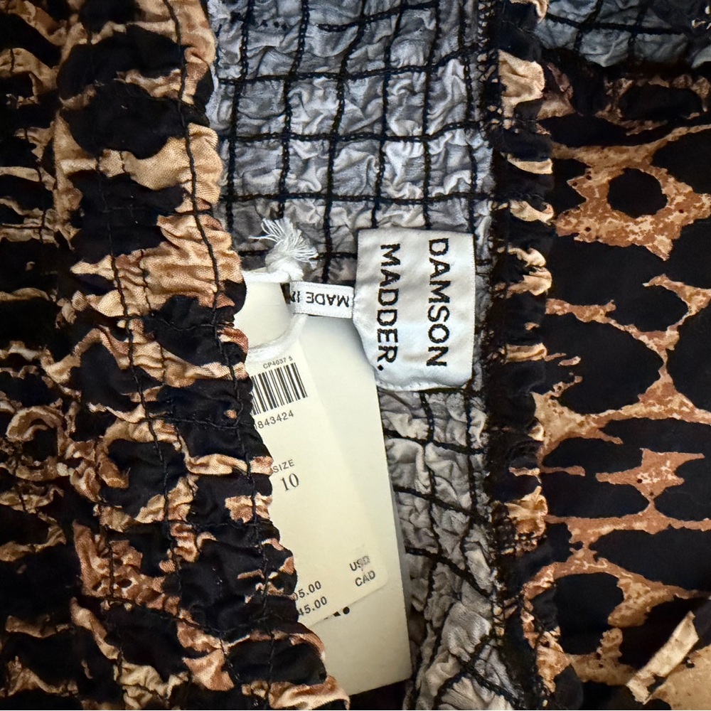 Damson Madder Leopard Print Midi Dress - Picture 4 of 4